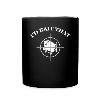Pig hunting, wild boar hunters - Full Colour Mug - black - Front