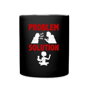Doll Making Doll Skin Fabric Toy Problem Solution - Tasse einfarbig - Schwarz - Vorne