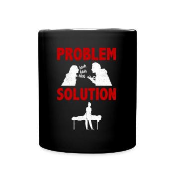 Masser Massothérapeute Solution au problème - Mug uni - noir - Devant