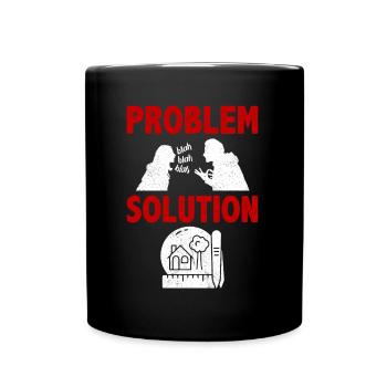 Model Building Miniatures Diorama Problem Solution - Tasse einfarbig - Schwarz - Vorne