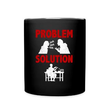 Necklace Making Jewelry Problem Solution Hobby - Tasse einfarbig - Schwarz - Vorne