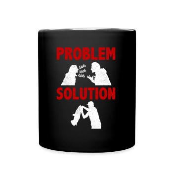 Noodling Pêcheur Pêche Problème Solution Passe-temps - Mug uni - noir - Devant