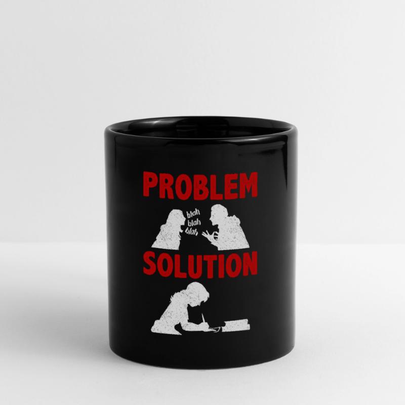 Novel Writing Writter Narrative Problem Solution Tasse einfarbig