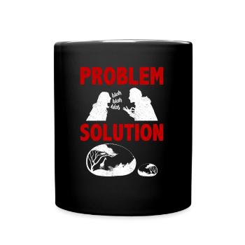 Peinture Rocks Stones Artist Problème Solution - Mug uni - noir - Devant