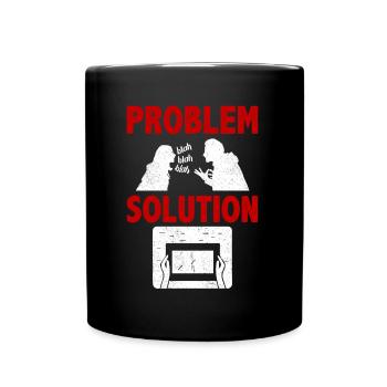 Papermaking Origami Problem Solution Hobby - Full Colour Mug - black - Front