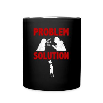 Organisateur de planification de fête Solution de problème Passe-temps - Mug uni - noir - Devant