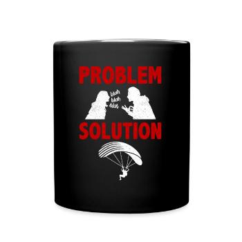 Parapente Sports aériens Solution Problème Hobby - Mug uni - noir - Devant