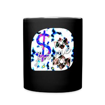 For me $ - Club WoW - Tasse einfarbig - Schwarz - Vorne