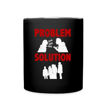 People Watching Audience Problem Solution Hobby - Full Colour Mug - black - Front