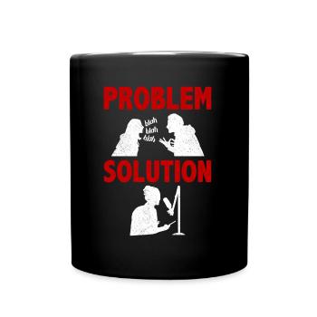Podcast Hébergement Podcaster Problème Solution Hobby - Mug uni - noir - Devant