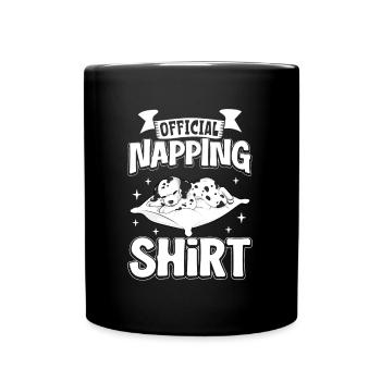 Chemise de nuit dalmate officielle - Mug uni - noir - Devant