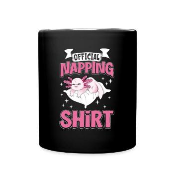 Chemise de nuit officielle Axolotl - Mug uni - noir - Devant