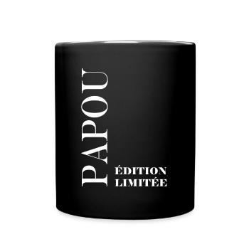 Edition limitée papou - Mug uni - noir - Devant