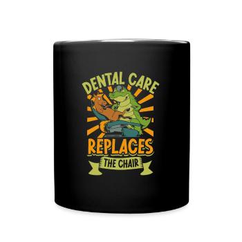 Les soins dentaires sont importants - Crocodile Dentist - Mug uni - noir - Devant
