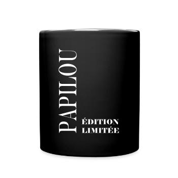 Edition limitée papilou - Mug uni - noir - Devant