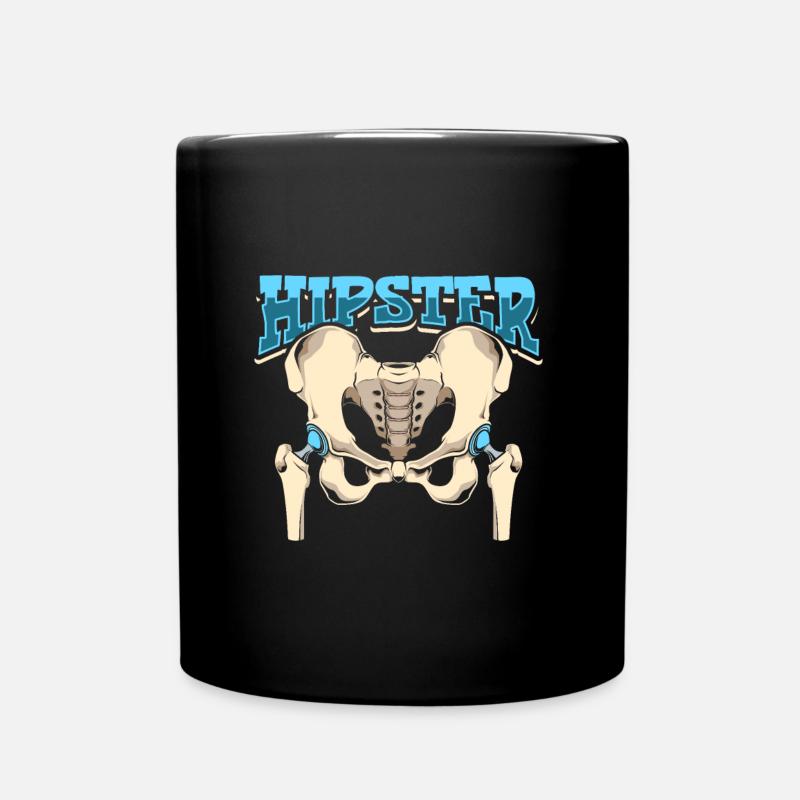 Hipster - Neue Hüfte - Tasse einfarbig - Schwarz