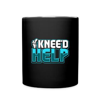 J’ai besoin d’aide - Chirurgie du genou - Mug uni - noir - Devant