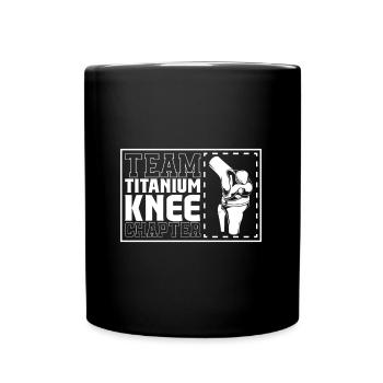 Team Titanium Knee Chapter - Chirurgie du genou - Mug uni - noir - Devant