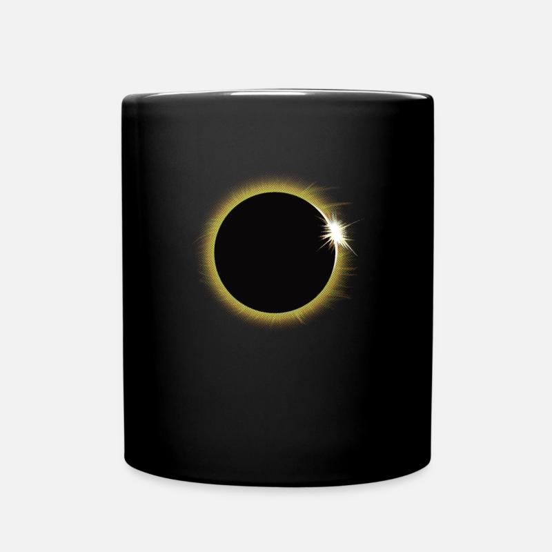 Sonnenfinsternis - Tasse einfarbig - Schwarz