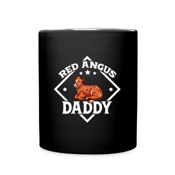 Red Angus Daddy - Bœuf Red Angus - Mug uni - noir - Devant