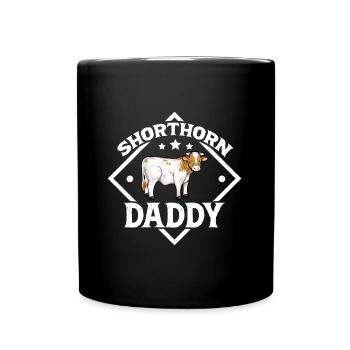 Shorthorn Daddy - Boeuf Shorthorn - Mug uni - noir - Devant