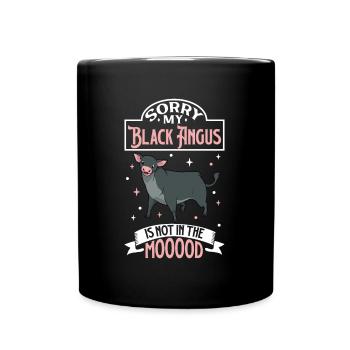 Pas d’humeur - Black Angus - Mug uni - noir - Devant