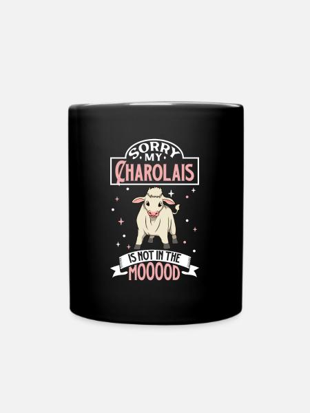 Pas d’humeur - Charolais - Mug uni - noir