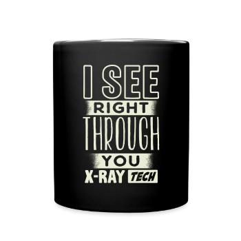 Xray Tech, Xray -Techniker - Tasse einfarbig - Schwarz - Vorne