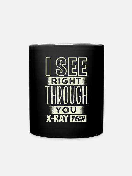 Xray Tech, Xray -Techniker - Tasse einfarbig - Schwarz