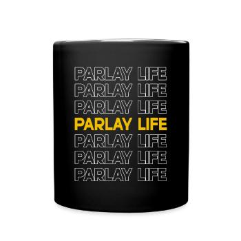 Parlays, Parlay, Sports Betting - Full Colour Mug - black - Front