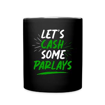 Parlays, Parlay, Sports Betting - Full Colour Mug - black - Front