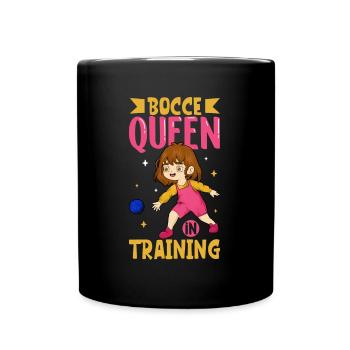 Bocce Queen in Training - Boccia - Full Colour Mug - black - Front