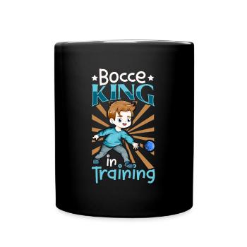 Bocce King in Training - Boccia - Full Colour Mug - black - Front