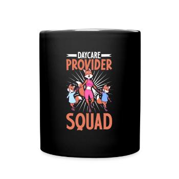 Daycare Provider Squad - Educator - Full Colour Mug - black - Front