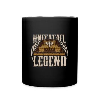 Hnefatafl Legende - Tasse einfarbig - Schwarz - Vorne