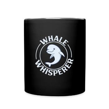Whale Whisperer - Whale Watching - Full Colour Mug - black - Front