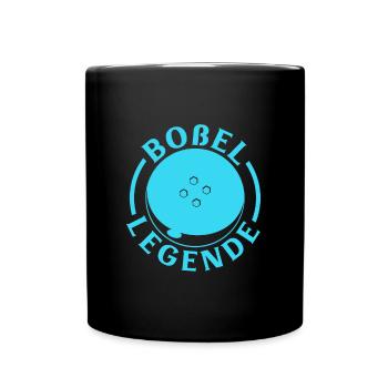 Boßel Legende - Boßeln - Tasse einfarbig - Schwarz - Vorne