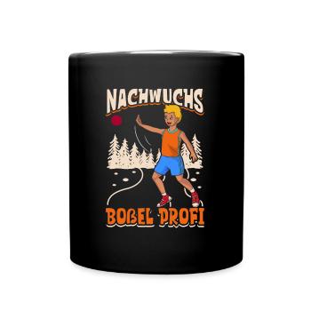 Nachwuchs Boßel Profi - Boßeln - Tasse einfarbig - Schwarz - Vorne