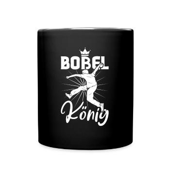 Boßel König - Boßeln - Tasse einfarbig - Schwarz - Vorne
