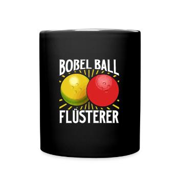 Boßel Ball Flüsterer - Boßeln - Tasse einfarbig - Schwarz - Vorne