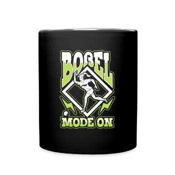 Boßel Mode On - Bosseln - Tasse einfarbig - Schwarz - Vorne