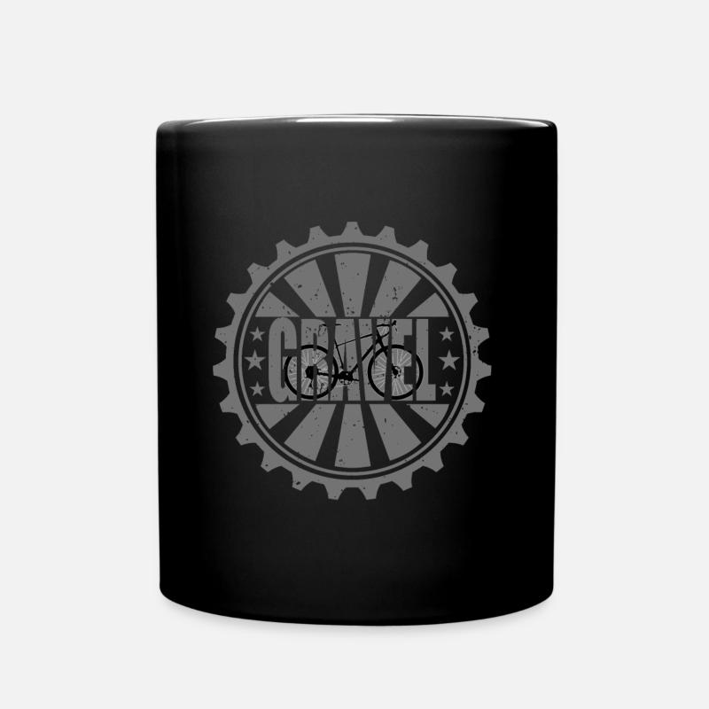 Vélo gravel - Mug uni - noir