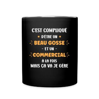 Commercial - Mug uni - noir - Devant