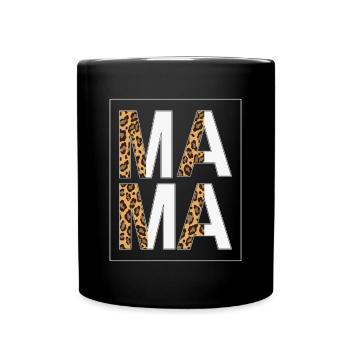 1984 Leopard 40th Birthday 40th Animal Print 1983 - Full Colour Mug - black - Front