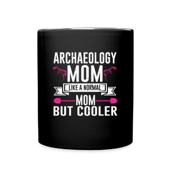 Archaeologist Gift Archaeology - Full Colour Mug - black - Front