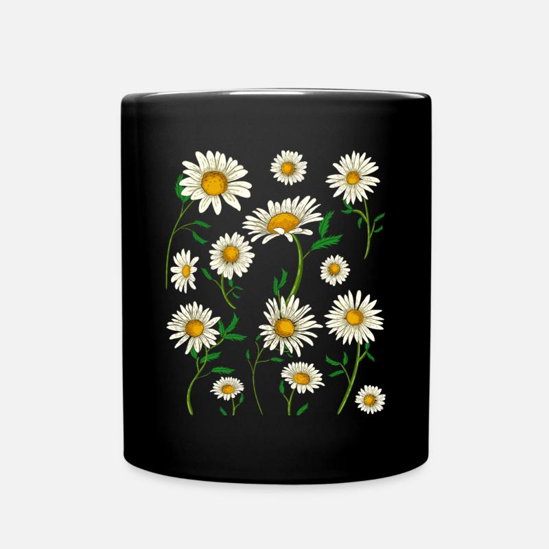 Daisy Hobby Jardinier Cadeau Fleurs Botanique - Mug uni - noir