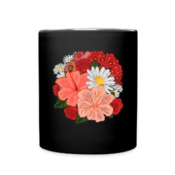 Hobby Gardener Cadeau Fleurs sauvages Jardin Botanique - Mug uni - noir - Devant
