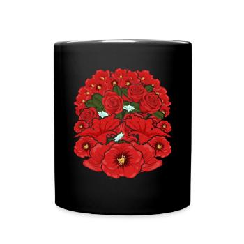 Jardinier Fleurs Fleur Amateur Jardinier Cadeau Botanique - Mug uni - noir - Devant
