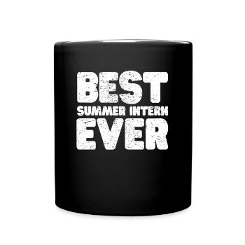 Intern Gift Unpaid Intern - Full Colour Mug - black - Front