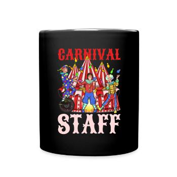 Circus Artist Clown Carnival Gift Idea Circus - Full Colour Mug - black - Front